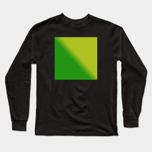 Green Gradient Color Long Sleeve T-Shirt